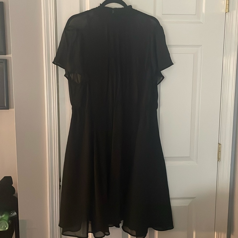 Torrid Mock Neck Black Dress